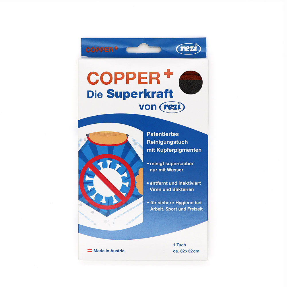 Copper+ Reinigungstuch Einzelpackung